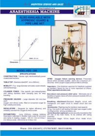 SS Anaesthesia machine
